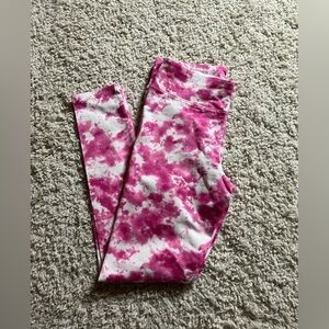 Girls Size Large Children’s Place Pink Tie-Dye Leggings NWT